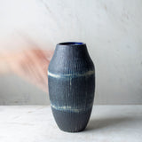 SECOND - Painterly Blue Steel - Classic Vase