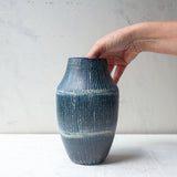 Painterly Blue Steel - Classic Vase