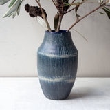 Painterly Blue Steel - Classic Vase